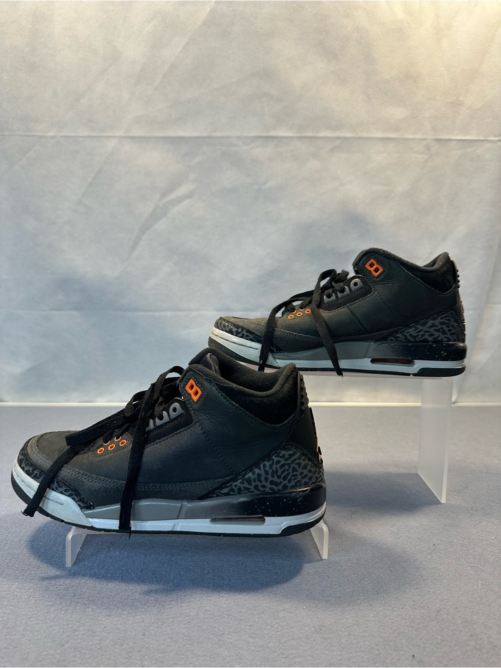 Nike Air Jordan 3 Retro PS Gray/White/Orange (DM0967-080) Size 5.5